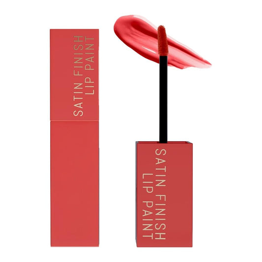 Daily Life Forever52 Satin Finish Lip Paint | Long-Lasting 16-Hour Wear | Moisturizing, Lightweight | Glossy, Smooth & Plump Lips (Tropical Pink 03, Pink 4g)