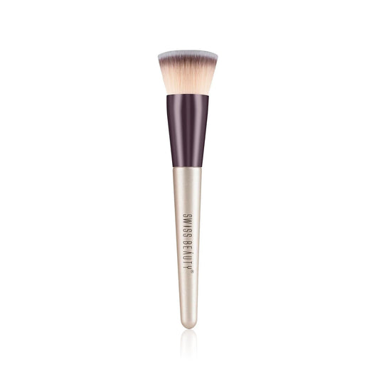 SWISS BEAUTY Powder Foudnation Blender Brush, Silver, 2 g