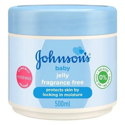 Johnson's Baby Jelly Fragrance Free 500ml
