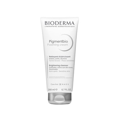 Bioderma Pigmentbio Foaming Cream tube on a white background