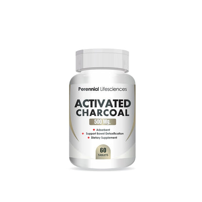 Activated Charcoal - 500Mg (60 Tablets)
