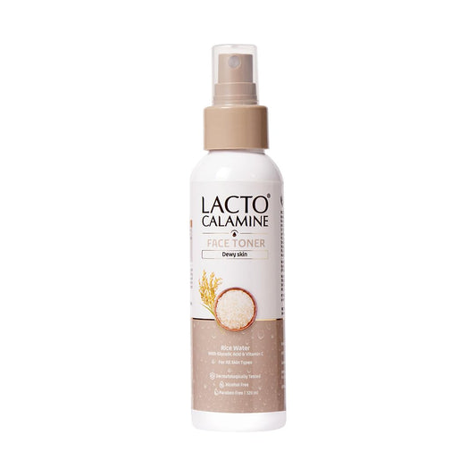Lacto Calamine bottle on a white background