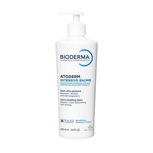 Bioderma Atoderm Intensive Baume bottle on a white background