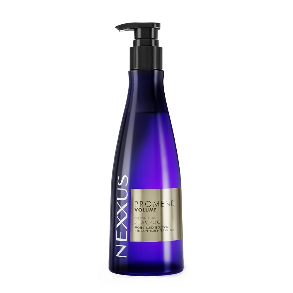 Nexxus shampoo bottle on a white background