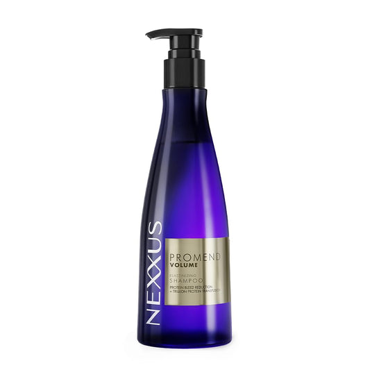 Nexxus shampoo bottle on a white background