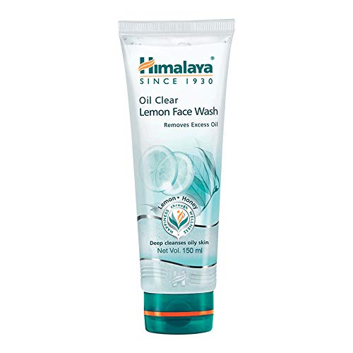 Himalaya Oil Clear Lemon Face Wash tube on a white background