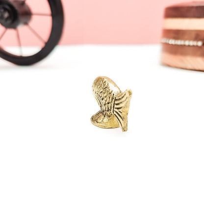 Brass Animal Fish Sculpture Statue Handcrafted Decorative Showpiece Idol for Home, Office Decor (Size : 3cm | Weight : 22gm Approxe)