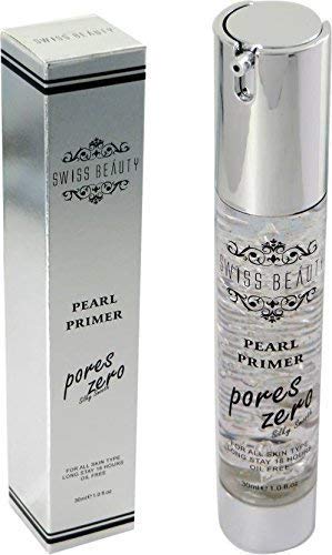 Swiss Beauty Pearl Primer bottle and packaging on a white background