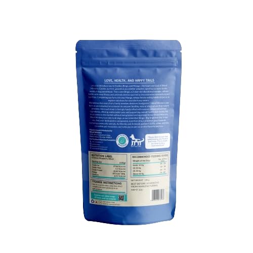 Woof Ministry Chicken Blueberry Bites for Dogs, Minimal Ingredient Dehydrated Dog Treats (Non Veg Treats -100 Grams)