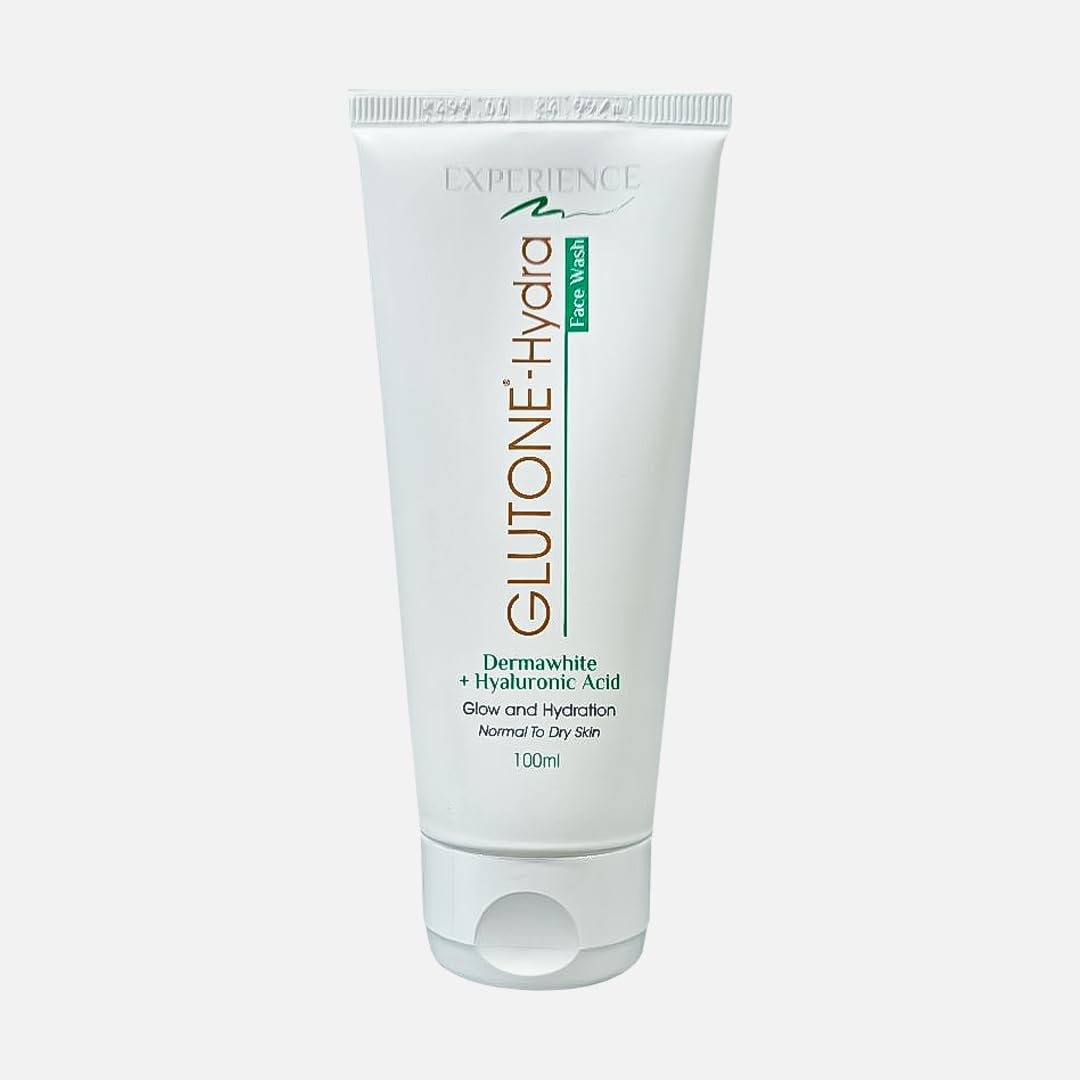 Glutone-Hydra skincare product tube on a white background