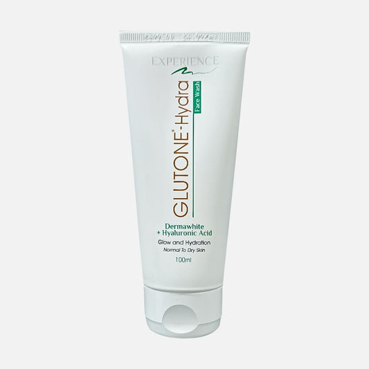Glutone-Hydra skincare product tube on a white background