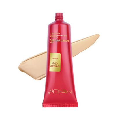 ME-ON Full Coverage For Combination Skin Exquisite Foundation Cream (Shade 02), 80 gram