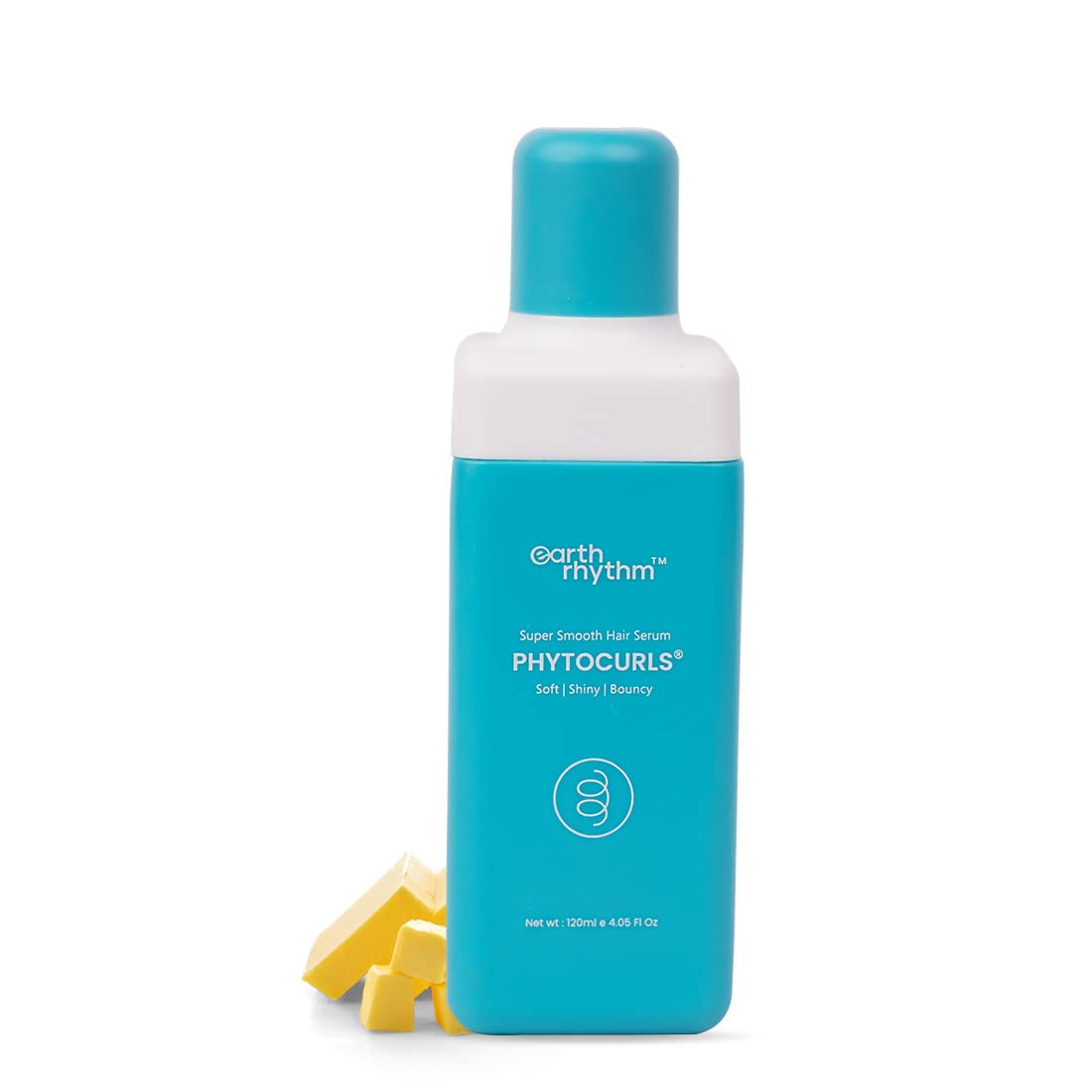 Earth Rhythm Phyto Curl Hair Serum with Murumuru Butter and Vitamin E | Light weight | Soften Hair Locks | Protect from Heat Damage - 120ml
