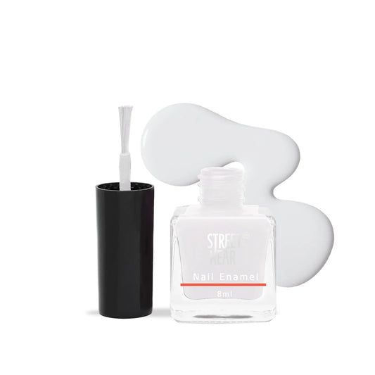 Street Wear Nail Enamel, Angel's White, 8ml