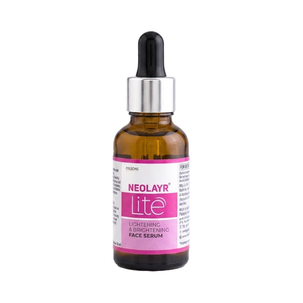 NEOLAYR Lite Face Serum | Niacinamide and Kojic Acid |Anti-Oxidant Mulberry Extract | Reduces Appearance of Dark Spots | Fades Hyperpigmentation | Evens Skin Tone I Use at Night | 30 ML