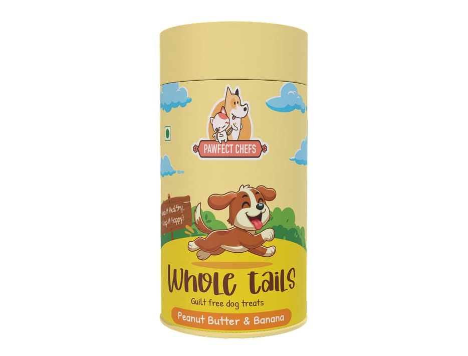 Pawfect Chefs Whole Tails Peanut Butter & Banana Treats (200g) [Pawfect Chefs]