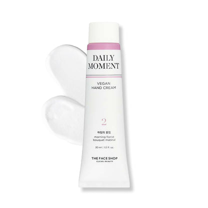 Daily Moment vegan hand cream with a white background
