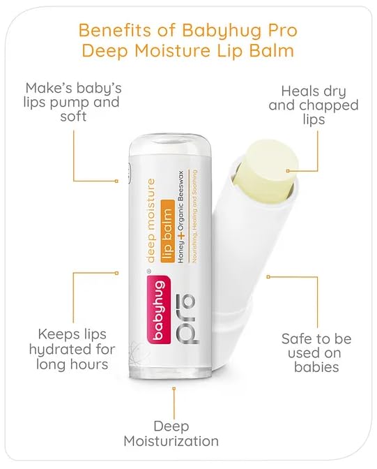 Babyhug Pro Deep Moisture Honey & Organic Beeswax Lip Balm - 4.5 g