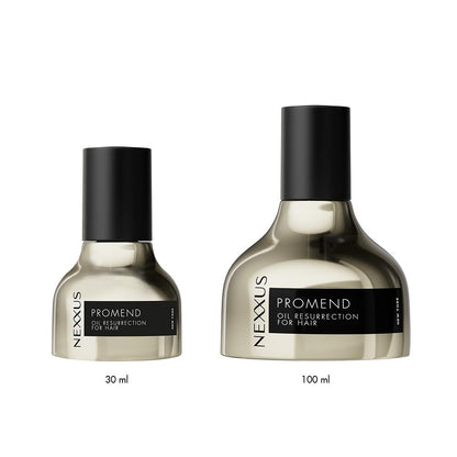 Two Nexxus Promend hair care products on a white background
