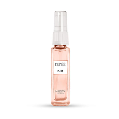 RENEE Flirt Eau De Parfum 8ml - Premium Long-lasting Fragrance With Notes of Mandarin, Rose, Vanilla - Versatile Scent for All Occasions - Perfect Gifting Option