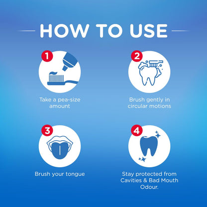 Pepsodent 2-in-1 Toothpaste 80G ||First in India Paste + Gel formula || Helps prevent cavity + Freshens breath_150G