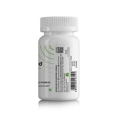 Zephivo Unived Basics B12+D3 | Vitamin B12 as Methylcobalamin (98%), 300mcg Methyltetrahydrofolate (5-MTHF), 600 I.U. Vitamin D3 (Cholecalciferol) | Bone, Cognitive & Cardiovascular Support|30 Vegan Capsules

