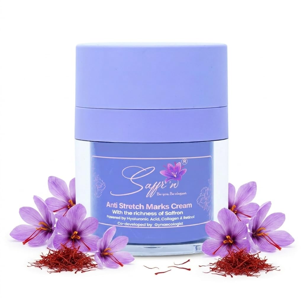 Gynaecologist co-developed Anti Stretch Marks Cream suitable for all Stretch Marks | With Shea Butter, Hyaluronic Acid, and Collagen | Scar Removal | Uneven Skin Tone | Vitamin C and Retinol | 50ml