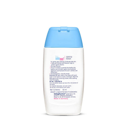 Sebamed Baby Gentle Wash|pH 5.5|Baby Body Wash|Soap Free|Tear Free| 50 ml