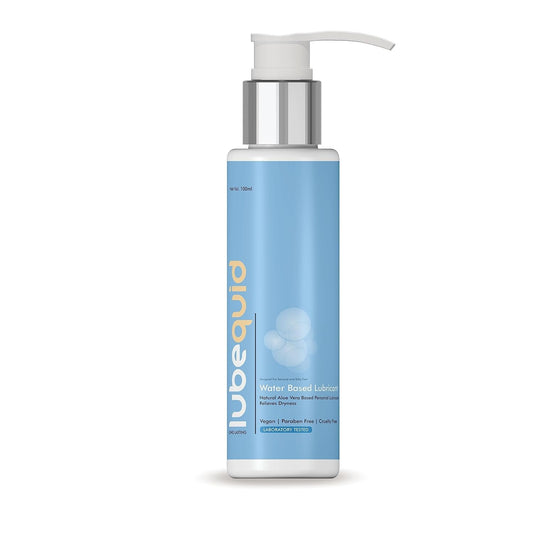 Lubequid natural Water-Based Personal Lubricant, 100 ML Bottle- 2 in 1 Lubricant & massage Gel for Men and Women ~ Water Based Lube ~ Skin Friendly, Silicone and Paraben Free