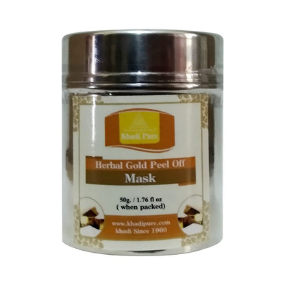 Khadi Pure Herbal Gold Peel Off Mask, 50 g