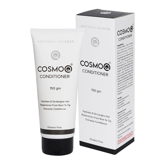 KLM Cosmoq Fresh Conditioner 150g | Hydrates & Detangles, Replenishes Hair from Root to Tip | Paraben-Free Everyday Care, 1 Count
