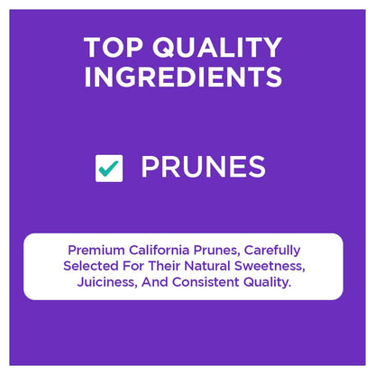 Nutty Gritties California Pitted Prunes 200g | Dried Fruit Plums | Naturally Sweet & Juicy | High in Fiber | Healthy Snack | Re-sealable Pouch