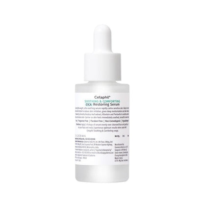 Cetaphil serum bottle on a white background