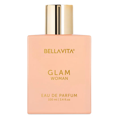 Bellavita Glam Woman eau de parfum bottle on a white background