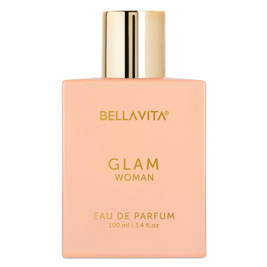 Bellavita Glam Woman eau de parfum bottle on a white background