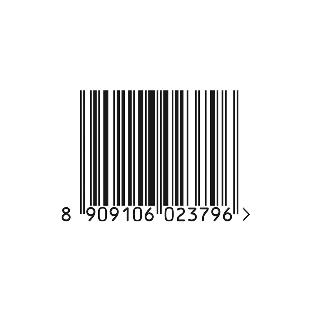Barcode with a sequence of numbers on a white background