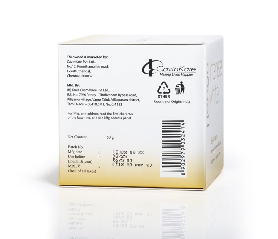 Raaga Professional Intense White Day Cream | Red Flesh Grape Stem Cells | SPF 30 PA+++ | Nourished Skin All Day | All Skin Types, Phthalate Free, Sulphate Free (50 gm)