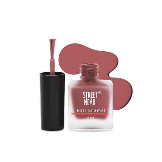 Street Wear Matte Nail Enamel, Tickled Pink, 8ml