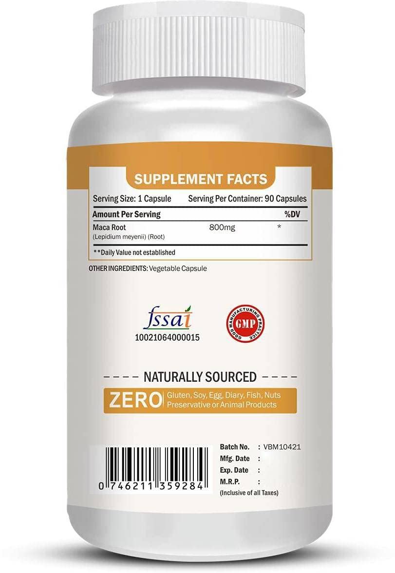 Supplement bottle with label on a white background