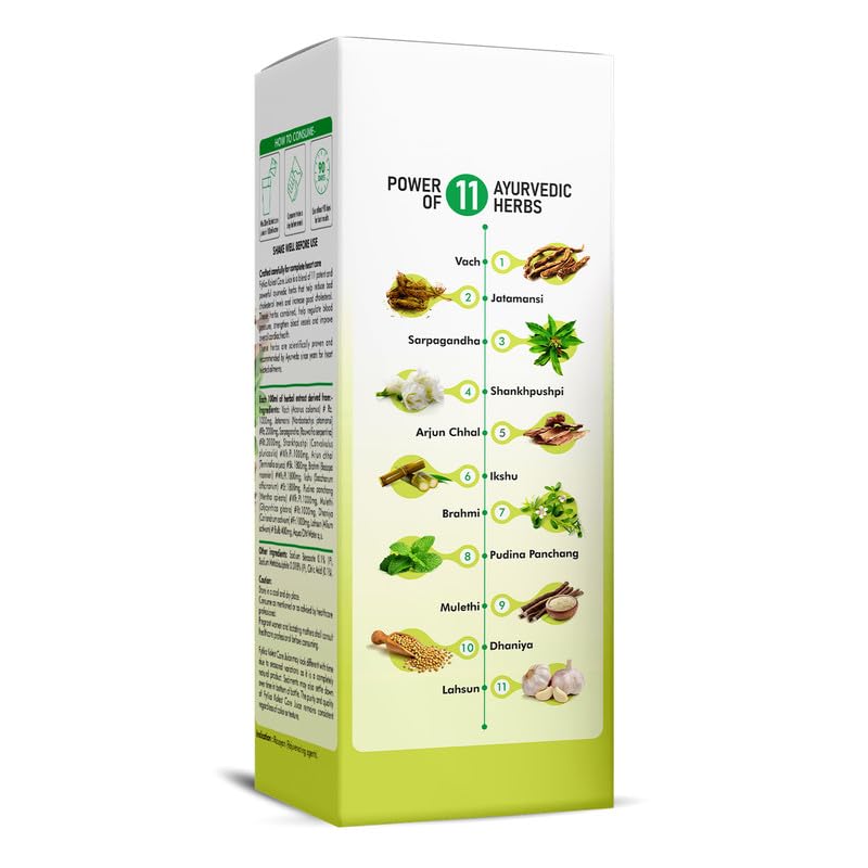 Box of Ayurvedic herbs with illustrations and text on a white background