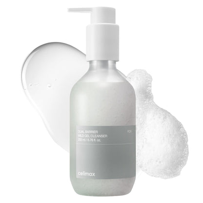Celimax Dual Barrier Mild Gel Cleanser (200ml) | Ceramides & Panthenol for Barrier Repair | Hydrating Face Wash with Allantoin & Sodium Hyaluronate | Soothes & Protects Sensitive Skin