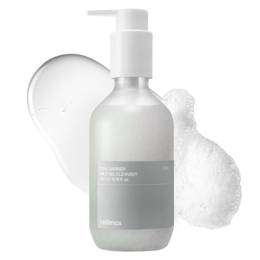 Celimax Dual Barrier Mild Gel Cleanser (200ml) | Ceramides & Panthenol for Barrier Repair | Hydrating Face Wash with Allantoin & Sodium Hyaluronate | Soothes & Protects Sensitive Skin