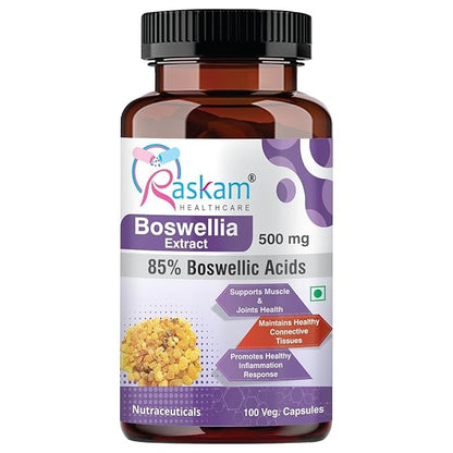 Boswellia Serrata Extract - 100 Veg Capsules | Healthy Inflammation Response & Mobility | Non-GMO & Gluten-Free