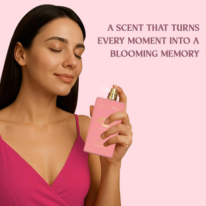 Glamveda Luxury Floral Bae Long Lasting | Perfume for Woman 100ml | Gifts for Woman | with Lily of the Valley, Orchid, Vanilla | Floral & Fruity Premium Fragrance Perfume for Women