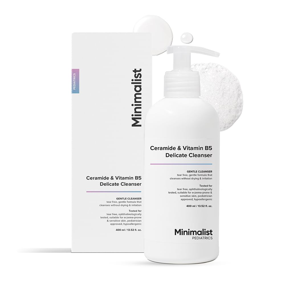 Minimalist Gentle Baby Body Wash for Bath from Head to Toe | Proven Safe & Pediatrician Approved Baby Wash for Daily Use | Tear-free | pH 5.5 | Ceramide & Vitamin B5 Delicate Cleanser | 400 ml