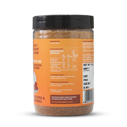 Zama Coconut Sugar 300g | Coconut Palm Sugar | Subtle Caramel Flavour | Sugar Substitute | Unprocessed and unrefined | Plant Based | Coconut Jaggery