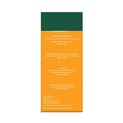 Product packaging with green and orange design on a white background