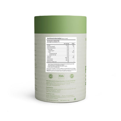 Supply6 Fibre+ Digestive Support & Debloat Health Powder | Prebiotic & Soluble Fiber Supplement, Gut Health & Bloating Relief | No Added Sugar, Non-GMO Sachets (Unflavoured, 15 Servings)