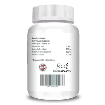 Supplement bottle with label on a white background
