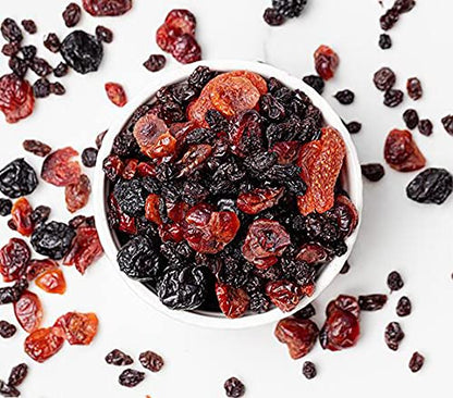 Berry Mix without added sugar - 1 Kg - Dried Mixed Berries | 5+ Berry Dry Fruits like Cranberries, Blueberries, Strawberries, Goji Berries, Black current (1kg)
